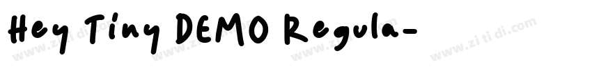 Hey Tiny DEMO Regula字体转换
